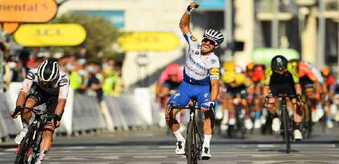 Alaphilippe gana segunda etapa y se enfunda el maillot de líder del Tour