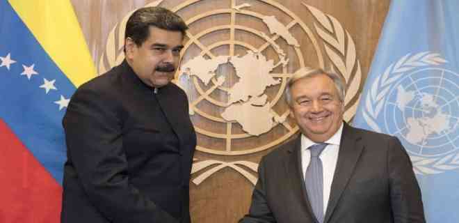 Maduro conversó con António Guterres sobre los DD HH en Venezuela