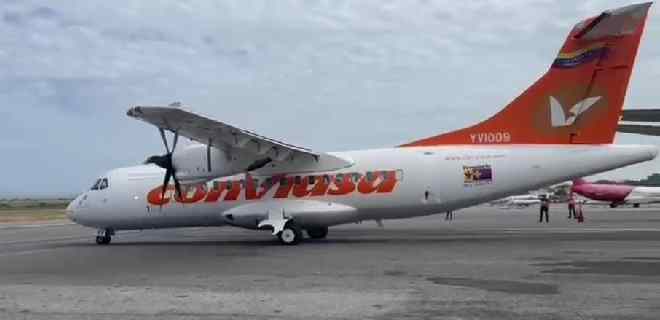Con aeronave YV 1009 Conviasa lista para inicio de vuelos comerciales a Mérida