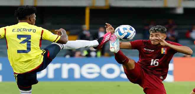1-2 | Colombia derrota a Venezuela en el Sudamericano Sub’20