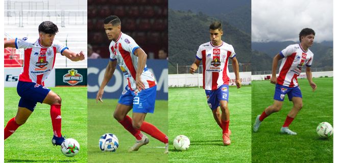 4 jugadores de Estudiantes de Mérida F.C trabajan con la Vinotinto