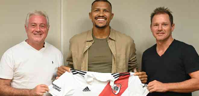 Salomón Rondón firmó con River Plate hasta 2025