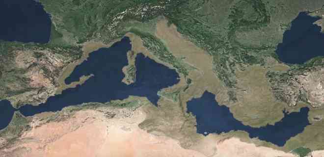El Mediterráneo se secó hace millones de años