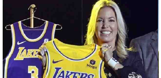 Propietaria de los Lakers se compromete a retirar la camiseta de LeBron James