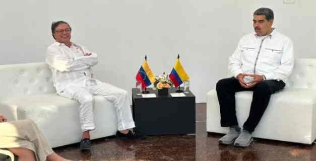 Petro se reunió con Maduro tras cumbre de México