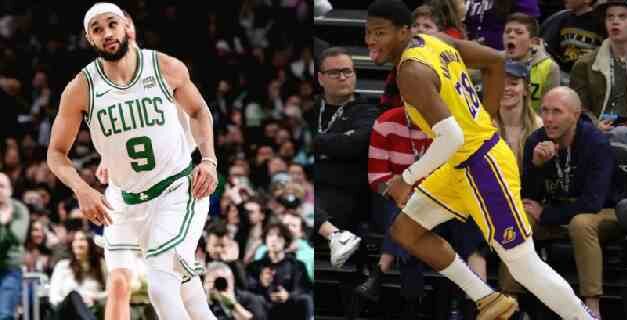 Celtics y Lakers comandaron victorias de San Valentín en la NBA