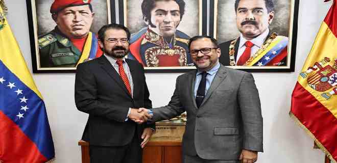 Venezuela y España buscan «fortalecer el diálogo diplomático» bilateral