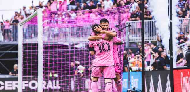 Inter Miami ya celebra con la combinación Messi-Suárez