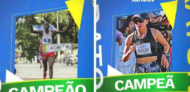 El keniano Kosgei y la boliviana Baltazar vencen en el Maratón de Sao Paulo