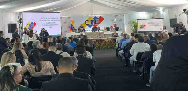 El CNE confirma presencia de la UE en Venezuela