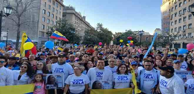 Venezolanos en el mundo exigieron elecciones libres con Machado